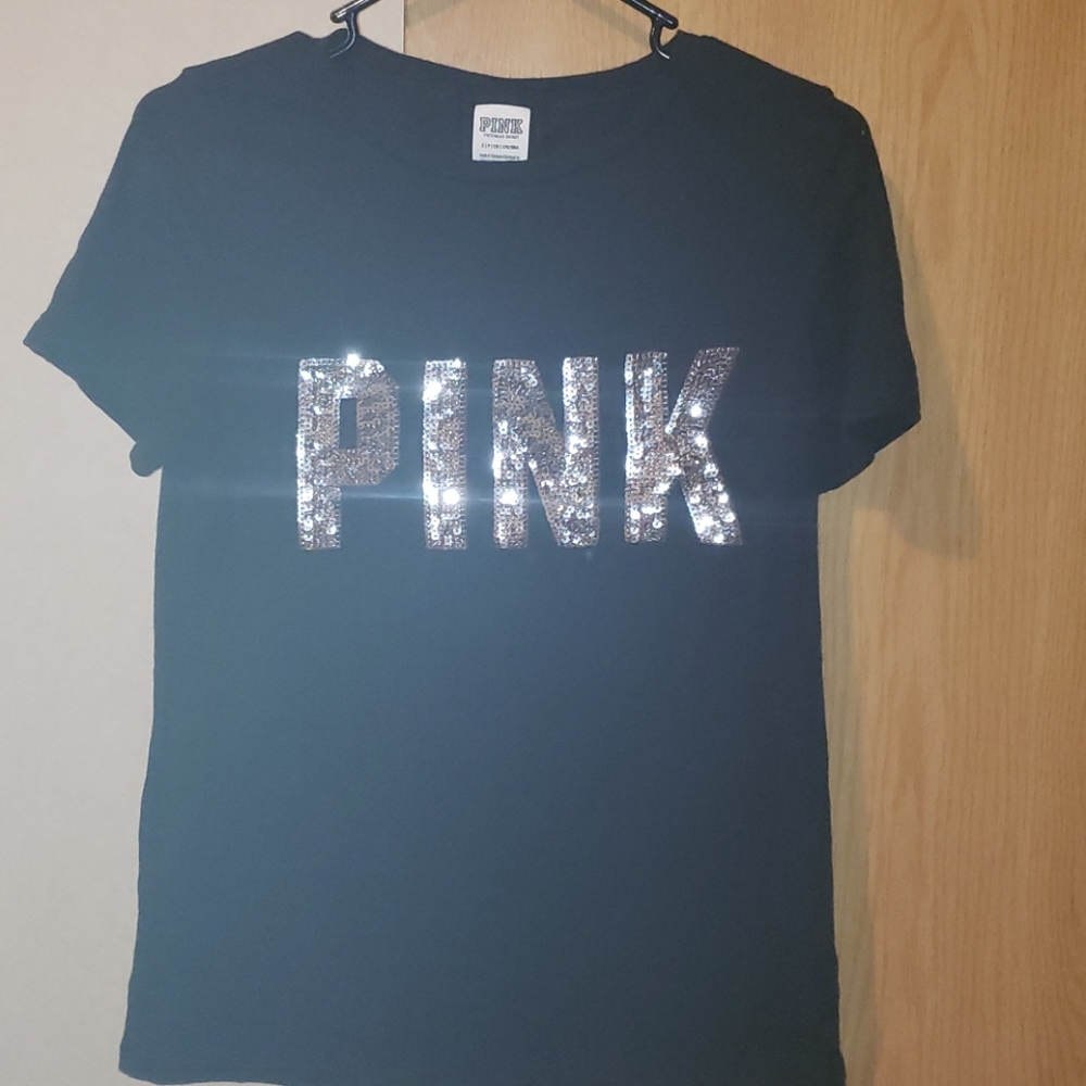 ITEM IS SOLD- PINK victoria secret shirt size small